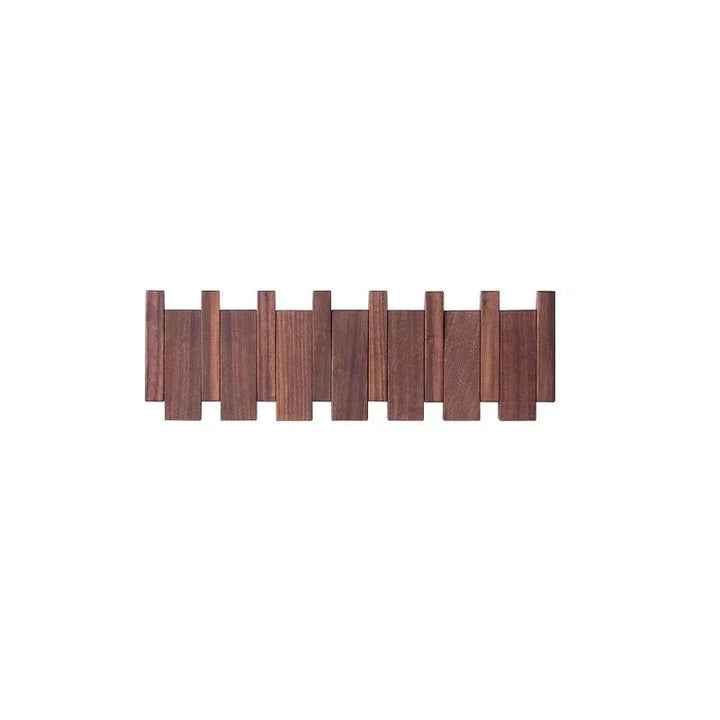 Elegant Wooden Wall Mounted Coat Rack 10