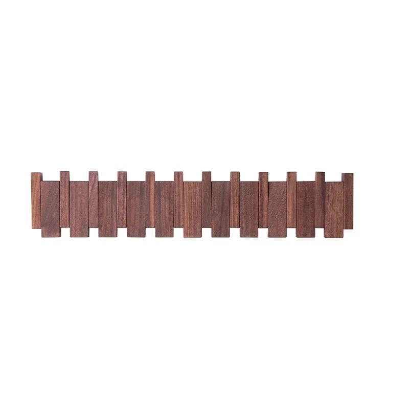 Elegant Wooden Wall Mounted Coat Rack 12