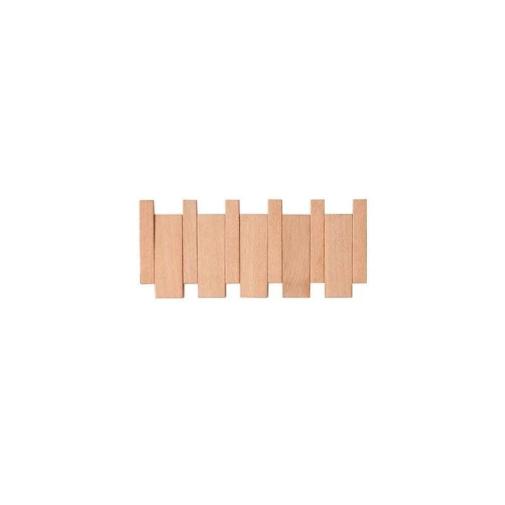Elegant Wooden Wall Mounted Coat Rack 17