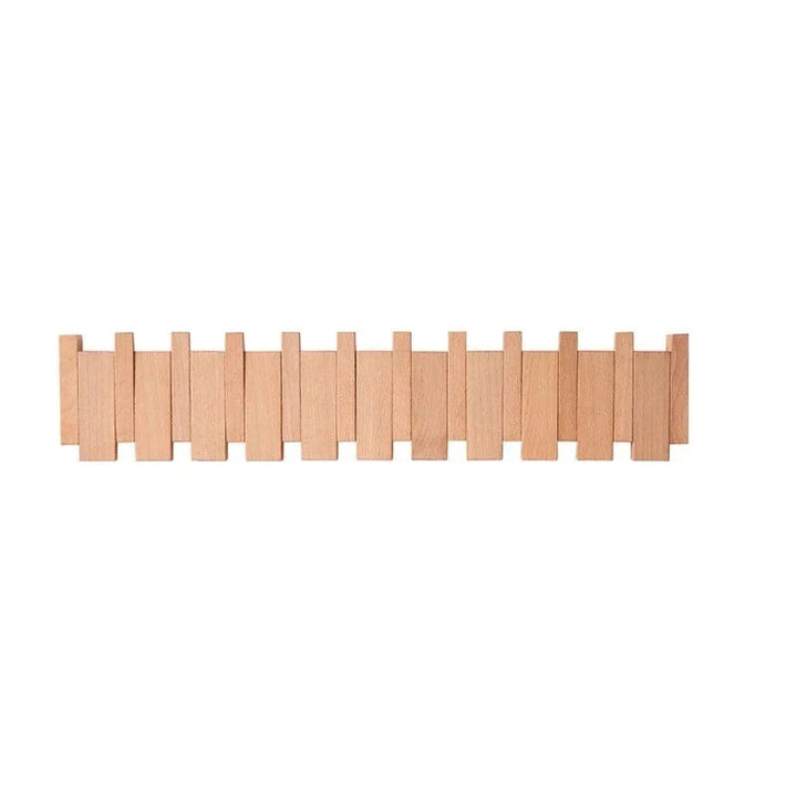 Elegant Wooden Wall Mounted Coat Rack 9