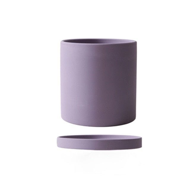 Timeless Ceramic Planter with Saucer
