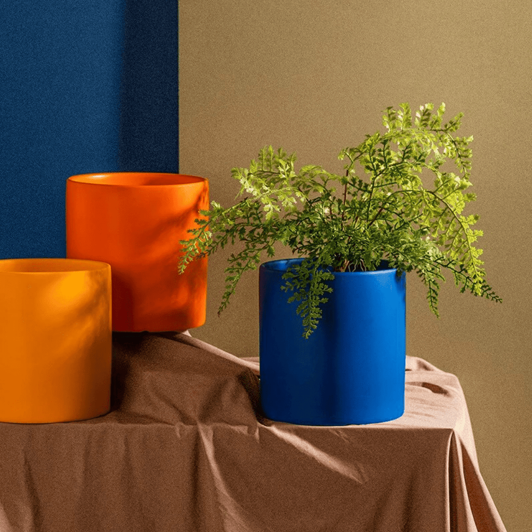 Timeless Ceramic Planter with Saucer