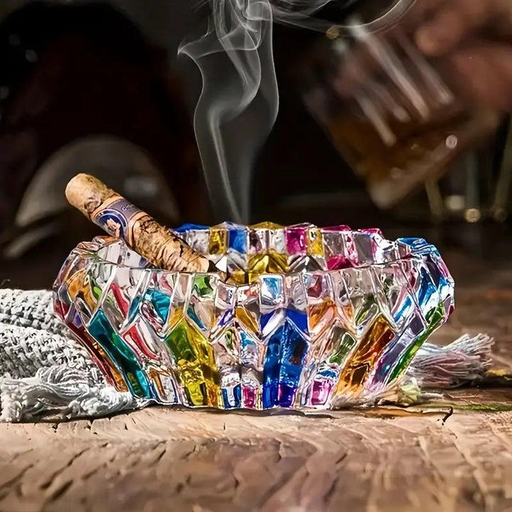 Timeless Crystal Glass Ashtray