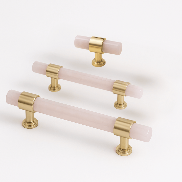 Timeless Marble Brass Cabinet Handle 0