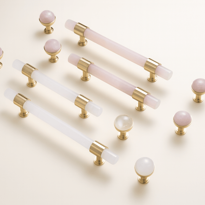 Timeless Marble Brass Cabinet Handle 1