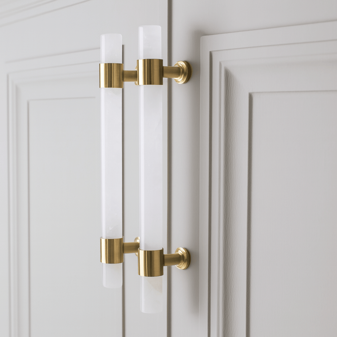 Timeless Marble Brass Cabinet Handle 6
