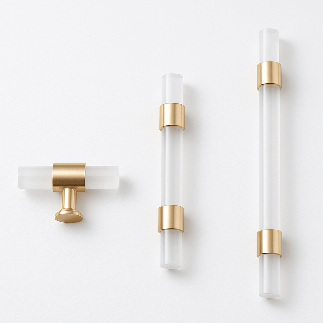 Timeless Marble Brass Cabinet Handle 9